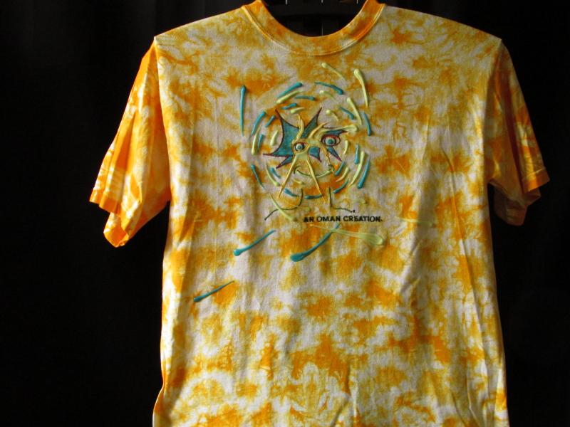 wearable art, custom t shirt glow in the dark