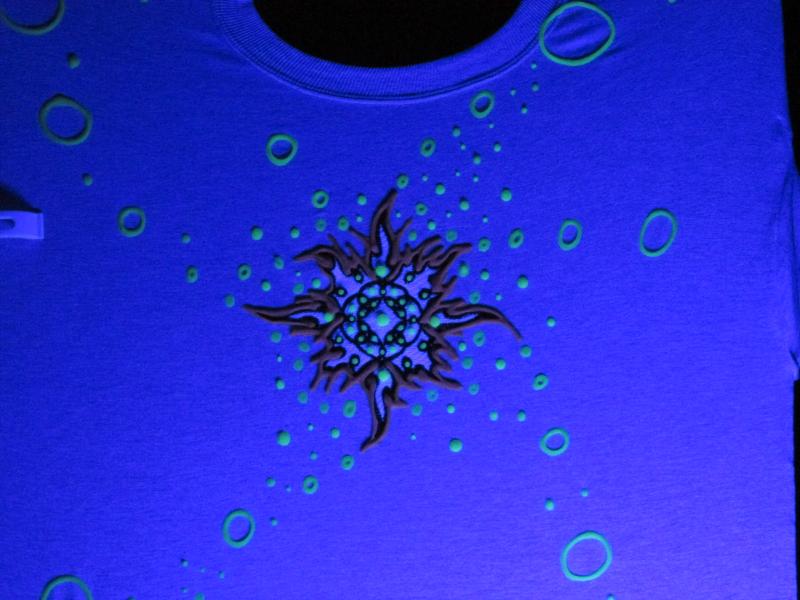 hand painted embroidered original art shirt,t shirt art